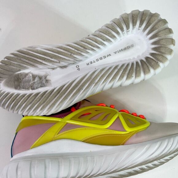 Sophia Webster Sneakers Womens 40 Multicolor Leather Trimmed Fly-by Low Top - Picture 8 of 12